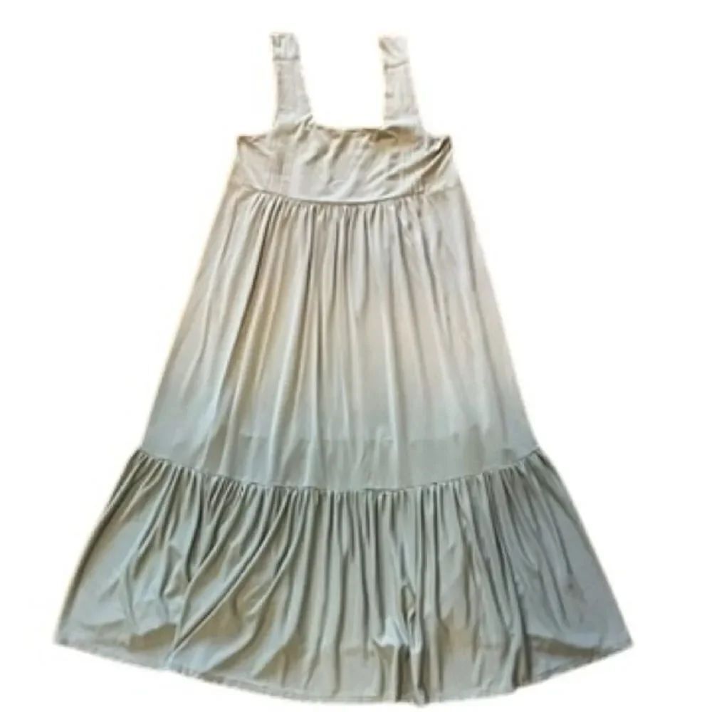 Pol Ombré Gray Tiered Dress Sundress